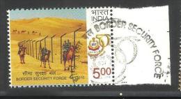 INDIA, 2015, FIRST DAY CANCELLED, Border Security Force, BSF, Military, Militaria, Camel, - Gebruikt