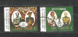 INDIA, 2015,  FINE USED, 1st & 3rd Gorkha Rifles, Set 2 V, Soldier, Uniform, Sword, Gun, Militaria, Military, - Usati