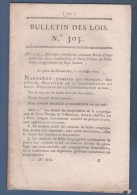 BULLETIN DES LOIS 1810 - PARIS SOEURS HOSPITALIERES DE ST THOMAS DE VILLENEUVE - DOUANES - MAJORATS - LEGS DIVERS - Décrets & Lois