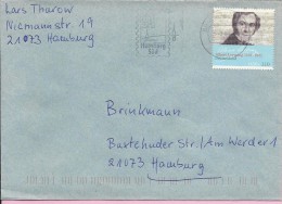 Letter - Briefzentrum, 2001., Germany (stamp Albert Lortzing) - Sonstige & Ohne Zuordnung