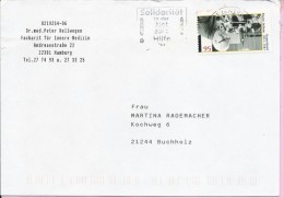 Letter - Solidaritat / Briefzentrum, 2002., Germany (stamp Eugen Jochum) - Andere & Zonder Classificatie