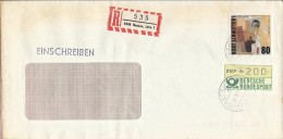 Letter - Nassau, 1989., Germany, Registrated Letter (stamp Kurt Schwitters) - Other & Unclassified