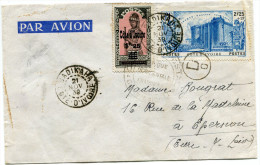 COTE D'IVOIRE LETTRE PAR AVION CENSUREE DEPART BADIKAHA 21 NOV 39 POUR LA FRANCE - Briefe U. Dokumente