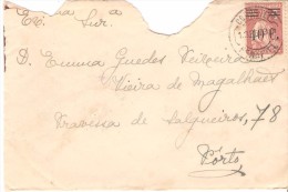 CARTA CIRCULADA EM PORTUGAL - Lettres & Documents