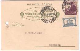 POSTAL CIRCULADO EM PORTUGAL - Covers & Documents