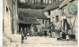 CPA 95  MONTSOULT LA COUR DU DIABLE 1907 - Montsoult