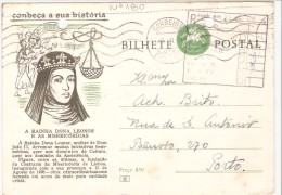 POSTAL CIRCULADO EM PORTUGAL - Storia Postale