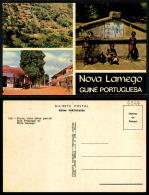 PORTUGAL COR 43714  - GUINÉ - BISSAU - NOVA LAMEGO - VISTA AEREA VISTA RUA PRINCIPAL - Guinea-Bissau