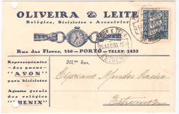 POSTAL CIRCULADO EM PORTUGAL - Storia Postale