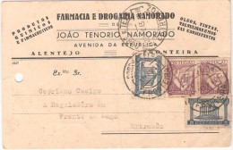 POSTAL CIRCULADO EM PORTUGAL - Lettres & Documents