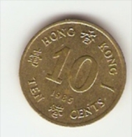 Monnaie - Hong Kong - 10 Cents - 1985 - Hong Kong