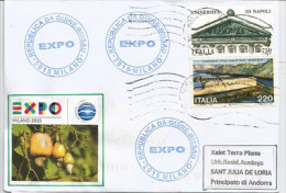 GUINÉE BISSAU. EXPO MILAN 2015, Lettre Du Pavillon De Guinée-Bissau"Nourrir La Planête" (Pommes De Cajou) 1er Producteur - 2015 – Milan (Italie)