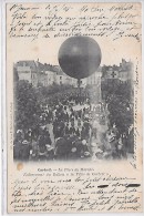 Delcampe - CORBEIL - La Place Du Marché - Enlèvement Du BALLON "La Ville De Corbeil" - Corbeil Essonnes
