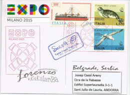 SERBIE. EXPO MILAN 2015. Carte Postale Du Pavillon De Serbie (restaurant Lorenzo & Kakalamba) "Feeding The Planet" - 2015 – Milaan (Italië)