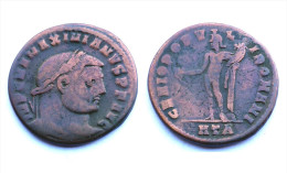 GALÈRE Follis Ou Nummus 297-298 Ap.J.C. Atelier: Héraclée. Bronze - La Tetrarchía Y Constantino I El Magno (284 / 307)