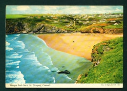 ENGLAND  -  Mawgan Porth Beach  Used Postcard As Scans - Newquay
