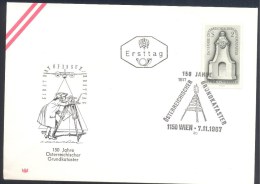 Austria Österreich FDC Cover 1967: 150 Jahre Grundkataster; Basic Cadastral; Cadastrales De Base; Catastral Básica - Geography