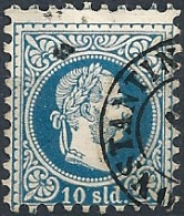 Kaiser Franz Joseph, 10 Sld.blau  CONSTANTINOPEL           1867 - Oriente Austriaco