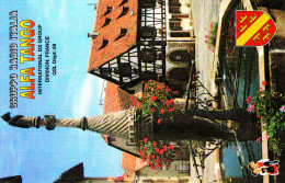 ITALIE Carte QSL - Italia GROSSETO - Groupe RADIO  -  ALFA TANGO  INTERNATIONAL  - QSL 68 ALSACE COLMAR BUHL - Radio