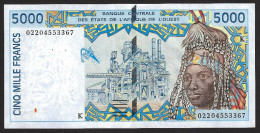 SENEGAL ( West African States) 5000 Francs 2002 - P713Kl  - (see Scan) - Sénégal