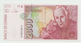 Spain 2000 Pesetas 1992 VF++  P 164 - [ 4] 1975-…: Juan Carlos I.