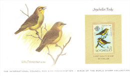 Timbre Des SEYCHELLES - 1980 -The International Council For Bird Preservation - Tak Tak - Seychellen (1976-...)