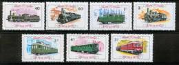 HUNGARY - 1976.Győr-Sopron Railroad (Trains,Locomotives)Cpl.Set MNH! Mi:3157-3163 - Neufs