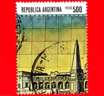 ARGENTINA - Usato - 1980 - 400 Anni Della Fondazione Di Buenos Aires - Piastrelle Smaltate - Stazione Metropolitana 500 - Oblitérés