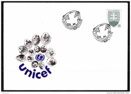 1996 : 50 ème Anniversaire De La Création De L' UNICEF Oblitéré COB 11 Michel U 11 - Enveloppes