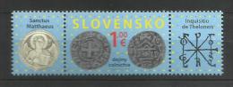 Slovakia 2014. The History Of Customs Coins On Stamp Coin MNH - Ungebraucht