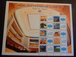 2015 GREETINGS FROM GENEVA   MNH **   (GROEN102-11-1290) - Nuovi