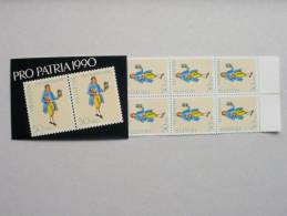 Schweiz 1418 MH 0-87 ** MNH, „Pro Patria“: 700 Jahre Kunst Und Kultur - Züricher Ausrufbilder Von David Herrliberger - Postzegelboekjes