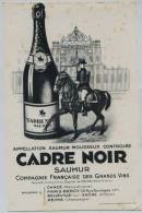 Buvard -  **  CADRE NOIR    **  Appelation SAUMUR MOUSSEUX CONTROLEE -  SAUMUR - - Liquore & Birra