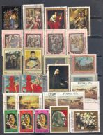 Lot 64 Painting  2 Scans 50 Different MNH, Used - Other & Unclassified