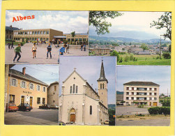 CPSM -  ALBENS - Multivues - Collège - église - Mairie - Gendarmerie Nationale  - Vue Générale - Albens