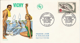 FRANCE CHAMPIONNAT MONDE SKI NAUTIQUE VICHY 1963 CHAMPIONSHIP WORLD WATER SKIING NAUTISCHER SCHI - Waterski