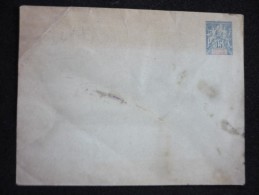 Entier Postal 15 C Bleu - Brieven En Documenten