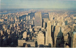 NEW YORK, LOOKING NORTH FROM.  2 Scans - Central Park