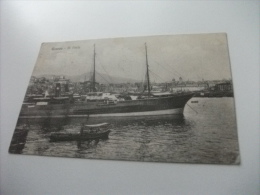 GENOVA NAVE SHIP  PANORAMA DEL PORTO PRIMO PIANO NAVE RIMORCHIATORE - Schlepper