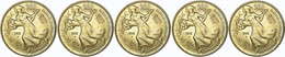 ITALIA - Lire 200 1981 Fao Villa Lubin - FDC/Unc Da Rotolino/from Roll 5 Monete/5 Coins - 200 Liras