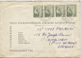 SUISSE  - LENZBURG  -  ENVELOPPE SANS CORRESPONDANCE   -  Photo SCHNURRENBERGER - Switzerland