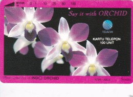 Indonesia, S257, Say It With Orchid - Sonia, 2 Scans. - Indonesia