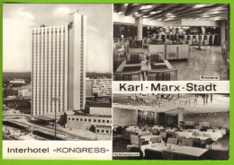 KARL-MARX-STADT INTERHOTEL KONGRESS - Brasserie - Hotelrestaurant Echt Foto Nicht Gelaufen - Chemnitz (Karl-Marx-Stadt 1953-1990)