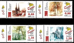 Germany - TURBO P.O.S.T. Neurippin - 2006 - Local Post - Architecture And Landmarks In Art - Mint Stamp Set - Privées & Locales