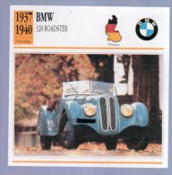 DEC15   72091   BMW  328 ROADSTER   ( Fiche Auto ) - Automovilismo - F1