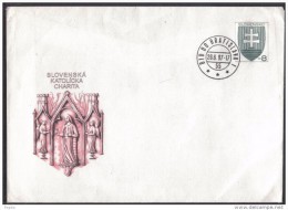 1997 : Charité Catholique Slovaque Oblitéré COB 20 Michel U 20 - Enveloppes