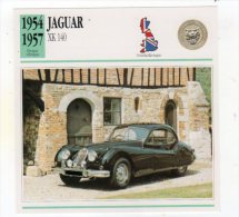 DEC15   72085  JAGUAR XK 140   ( Fiche Auto ) - Autosport - F1