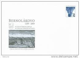 2009 : 3 Entiers Postaux Des 800 Ans De La Ville De BERNOLAKOVO / COB 97/99 Michel U 97/99 - Covers