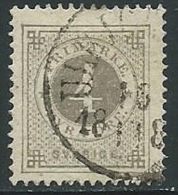1872-79 SVEZIA USATO CIFRA E TRE CORONE 4 ORE D. 13 - ZX0.2 - Oblitérés