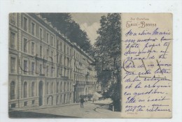 Eaux-Bonnes (64) :  L'Hôtel De Paris, Perspective De La Rue CASTELLANE  En 1905 (animé)  PF. - Eaux Bonnes